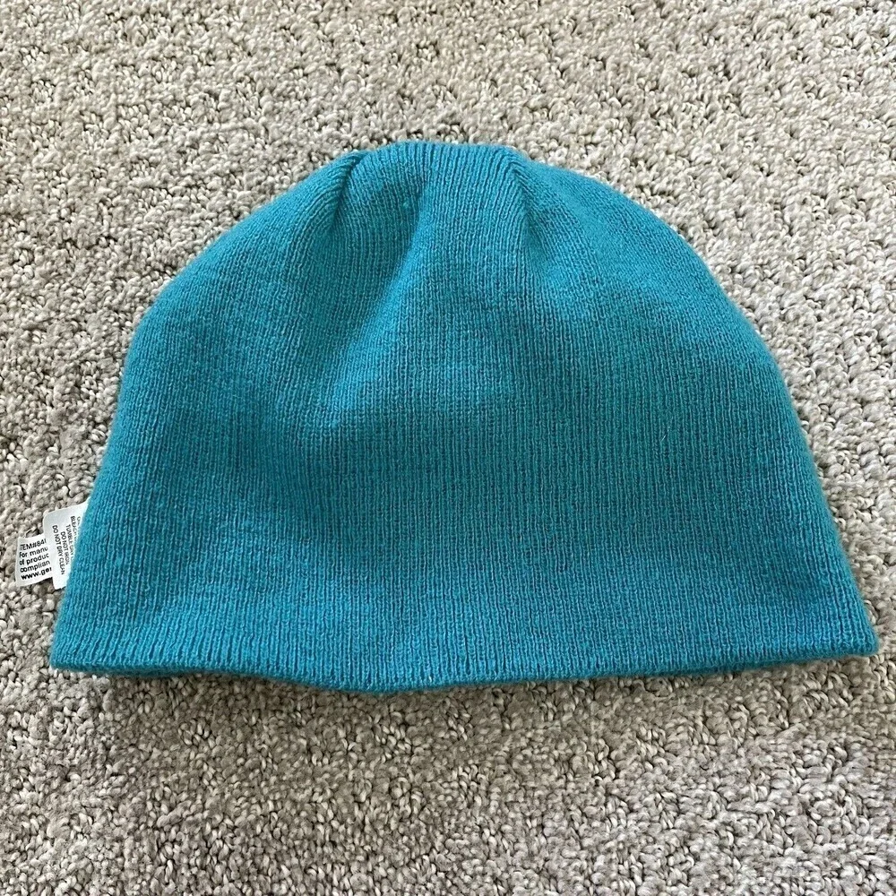 Gerry Turquoise Gray Beanie Hat Boys Girls Snow Winter Outdoor Fall Lightweight